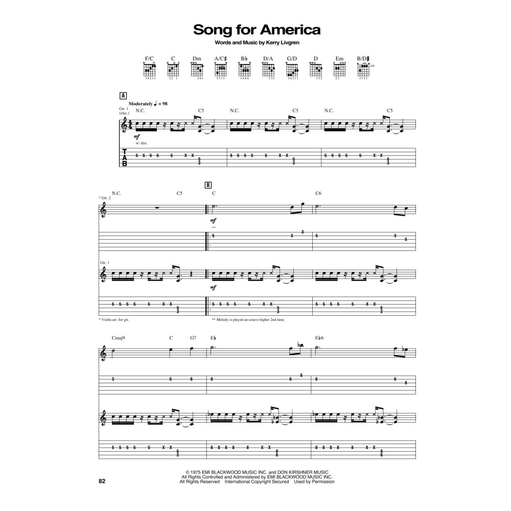 Song For America