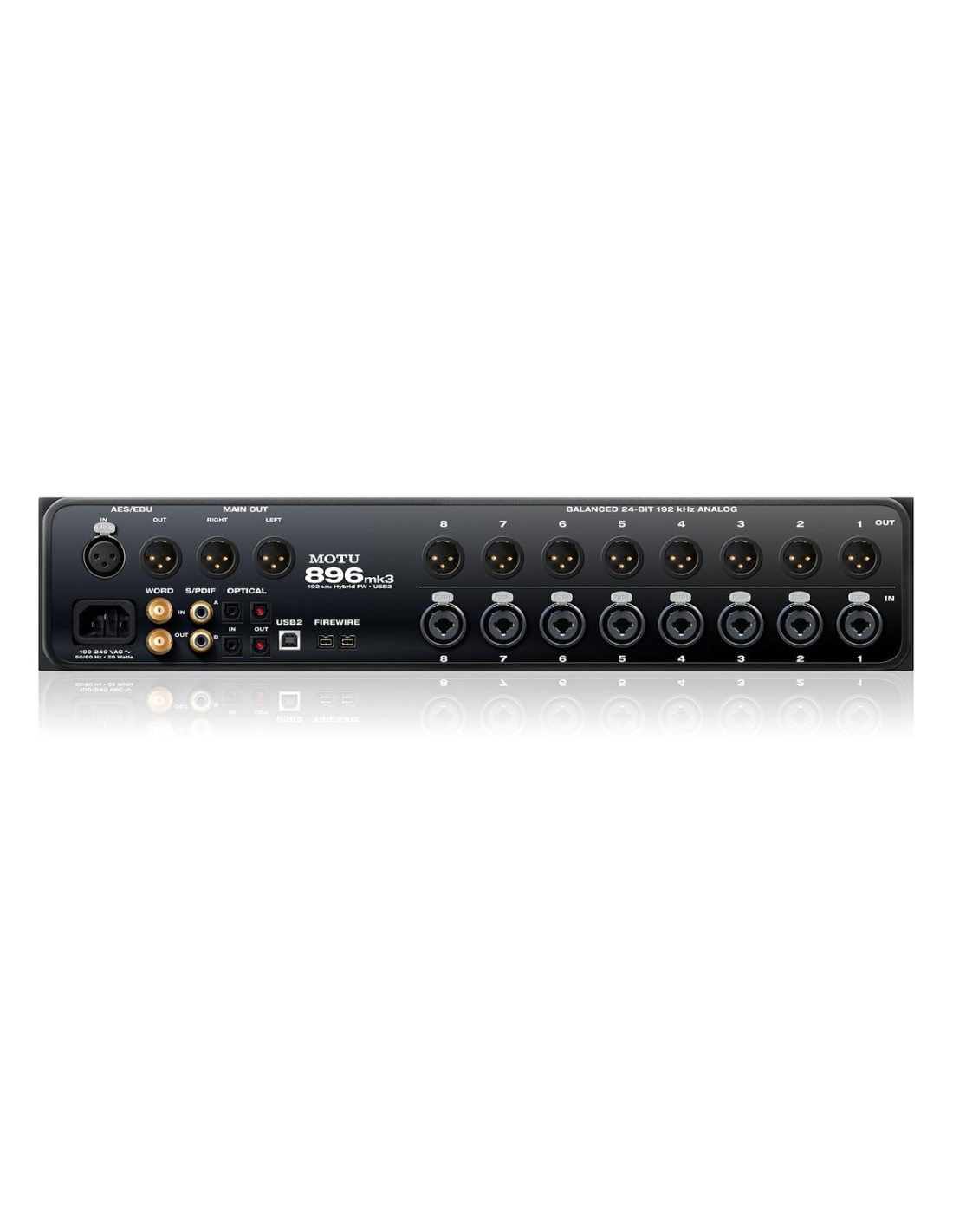 MOTU 896mk3 Hybrid USB / FireWire Audio Interface