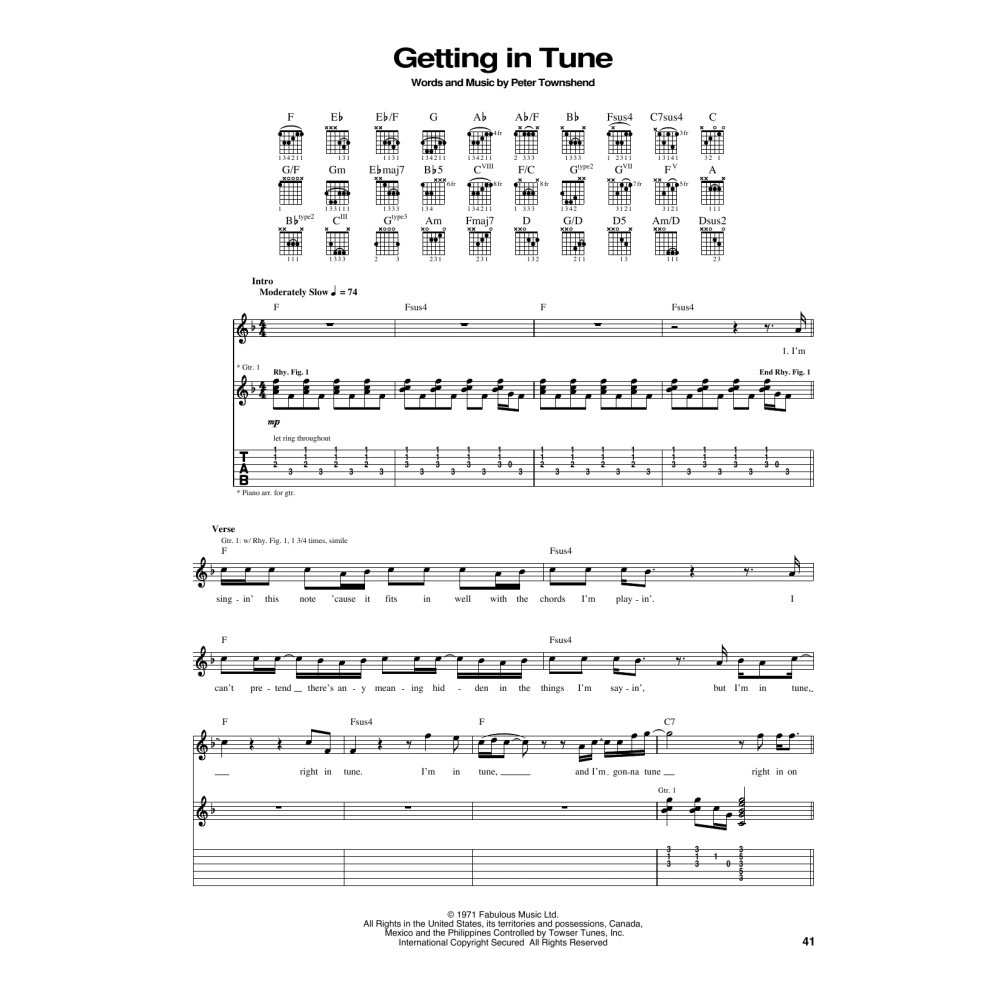 Getting In Tune