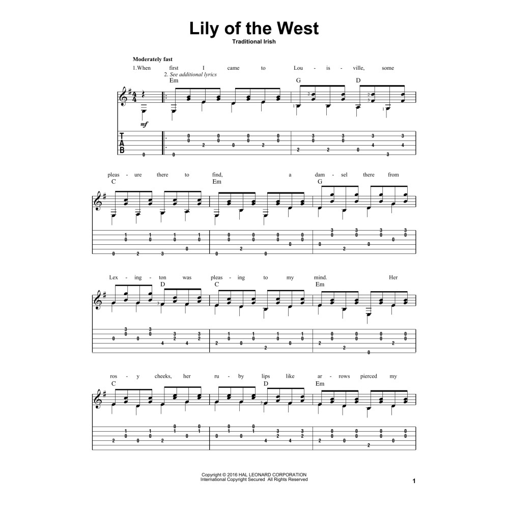 Lily Of The West