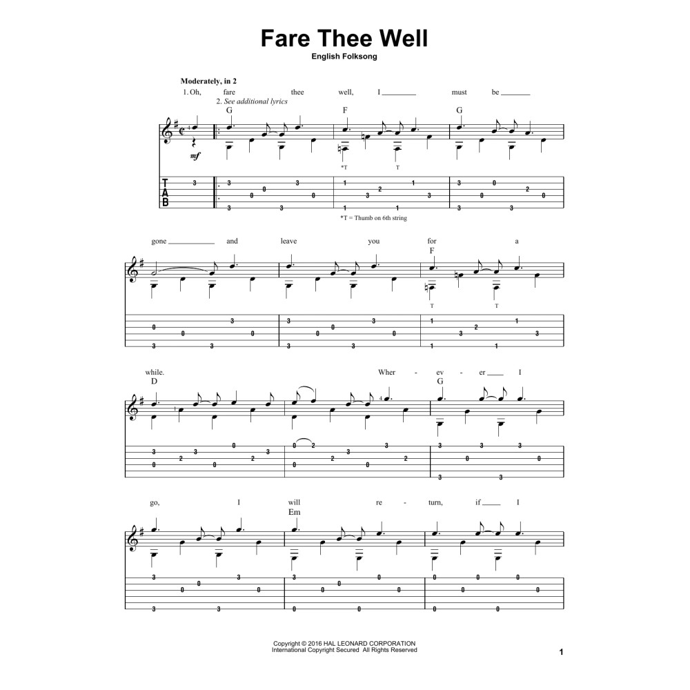 Fare Thee Well