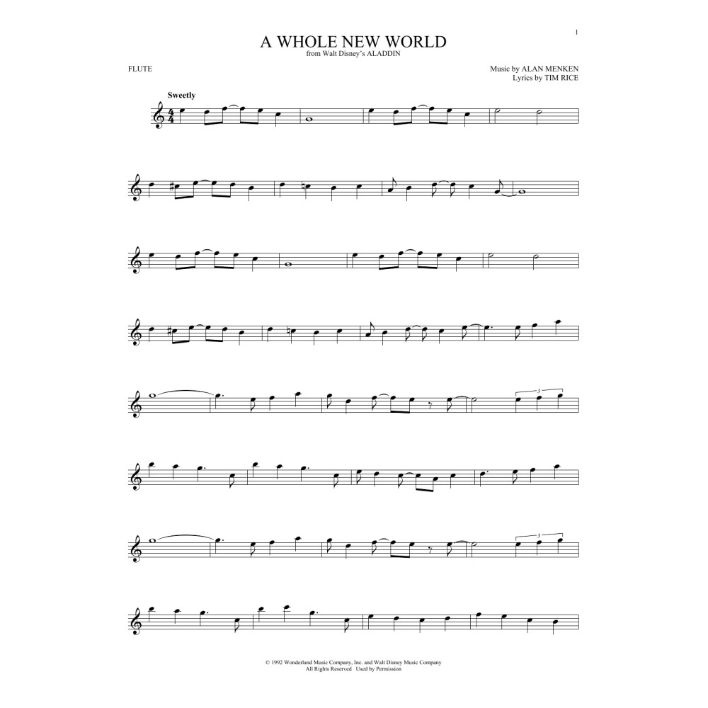 A Whole New World (from Aladdin)