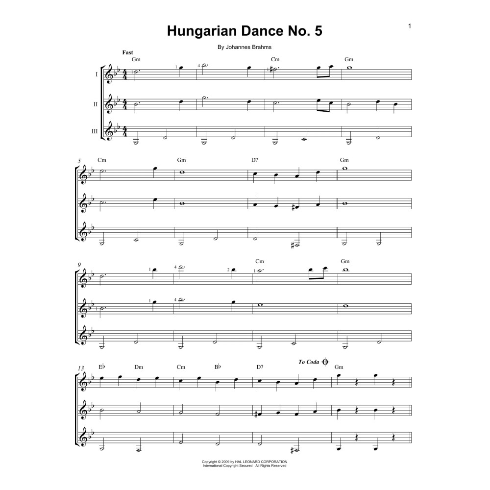 Hungarian Dance No. 5