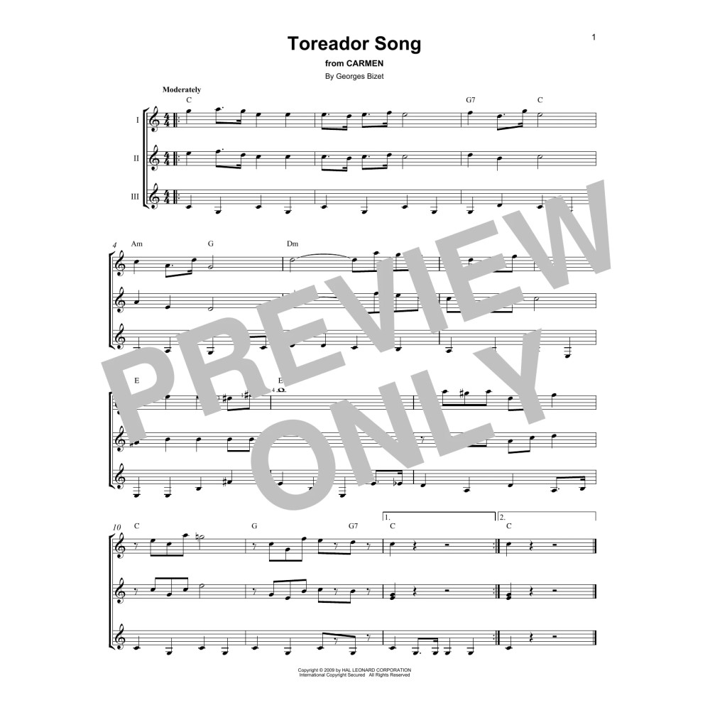 Toreador Song
