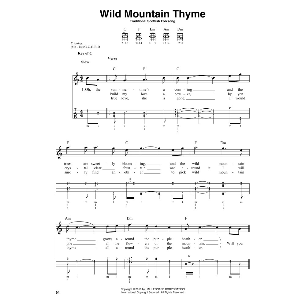 Wild Mountain Thyme