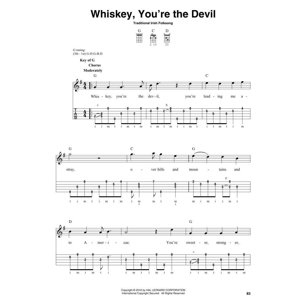 Whiskey, You're The Devil