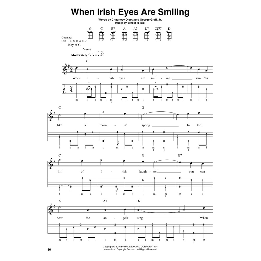When Irish Eyes Are Smiling