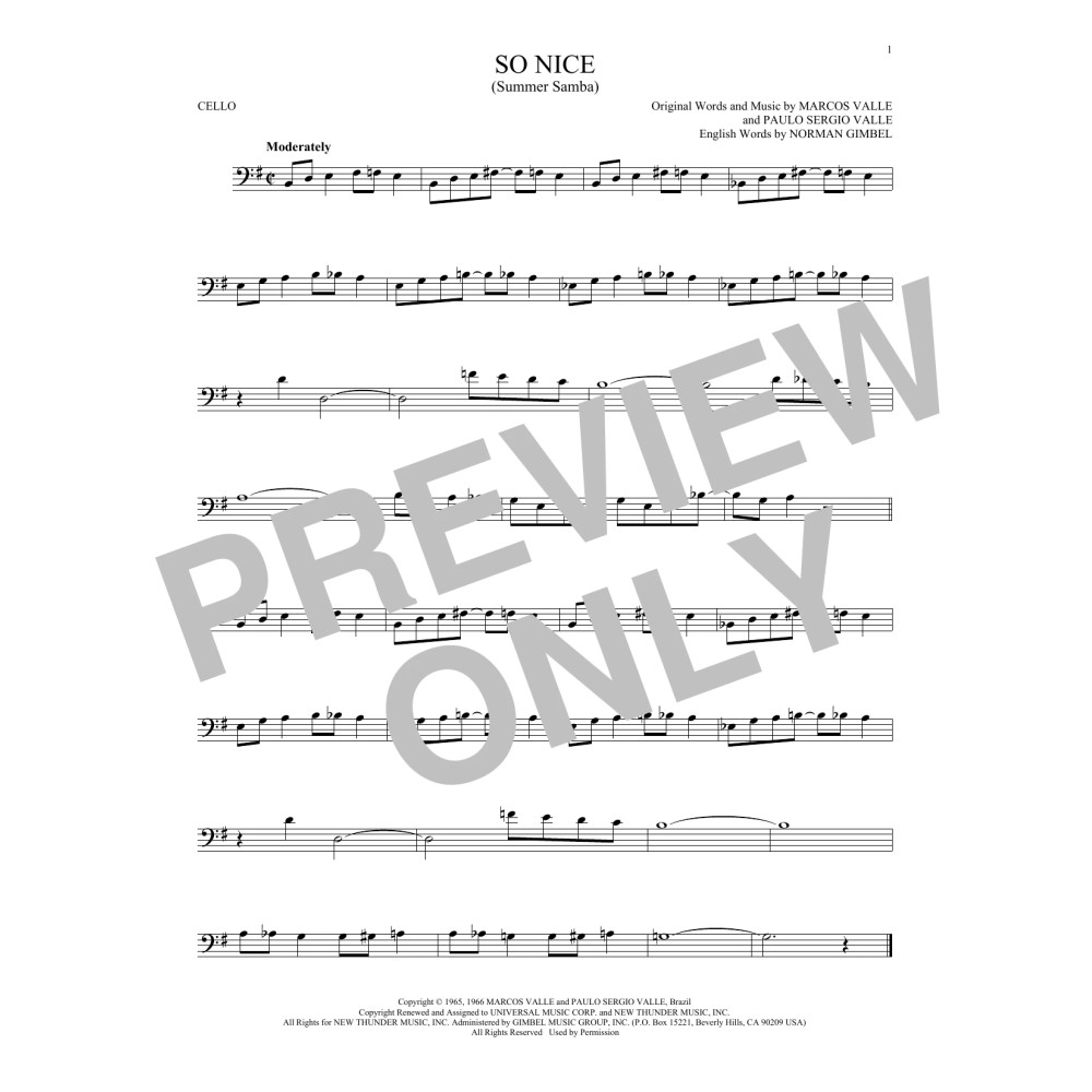 So Nice (Summer Samba)
