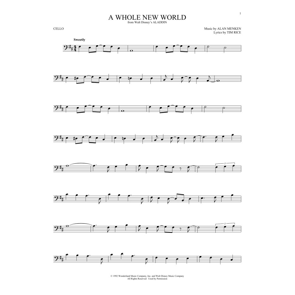 A Whole New World (from Aladdin)