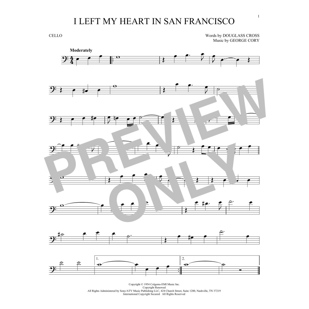 I Left My Heart In San Francisco