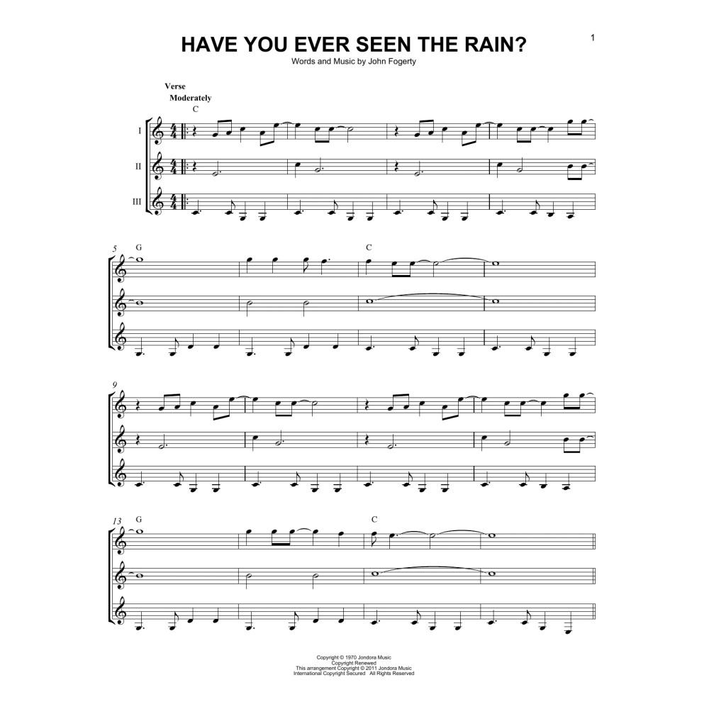Have You Ever Seen The Rain?