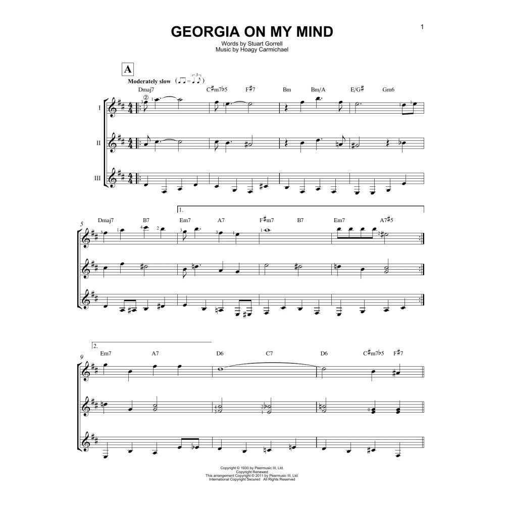 Georgia On My Mind