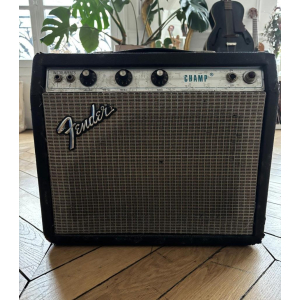 Fender Champ Silverface 70's 6 watt 1x8'' - Signed on the back by Yarol Poupaud