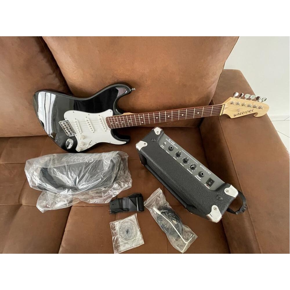 Pack de guerreros guitarra eléctrica + amplificador