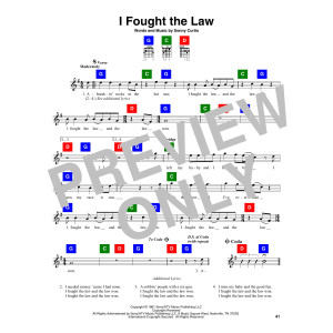 I Fought The Law