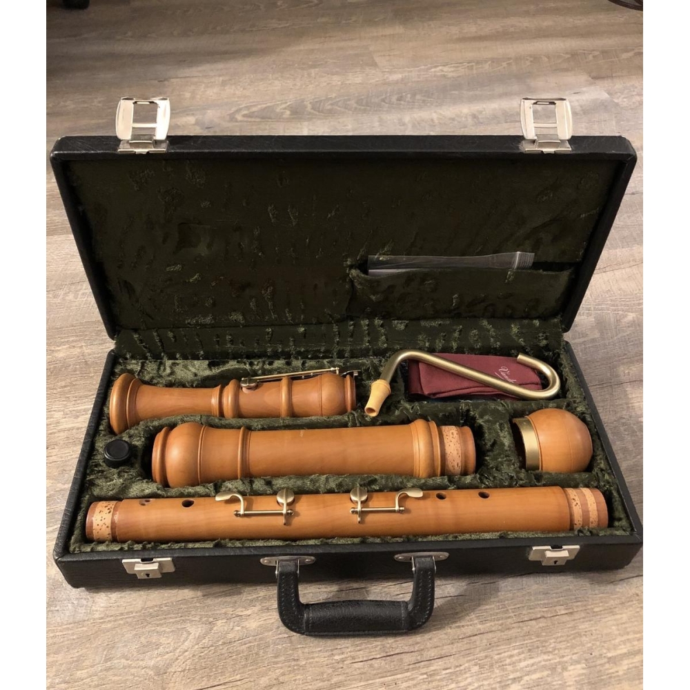 Flauta bajo Denner en estuche - Poirier