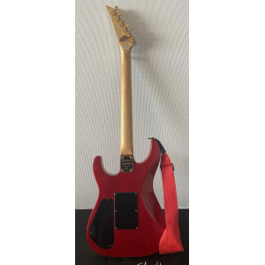 Vester JJR1290 Arce llameante rojo y dorado - Floyd Rose MIK 1994 + Estuche nuevo