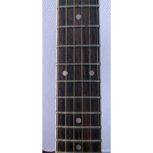 Vester JJR1290 Arce llameante rojo y dorado - Floyd Rose MIK 1994 + Estuche nuevo