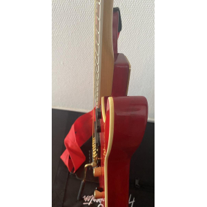 Vester JJR1290 Arce llameante rojo y dorado - Floyd Rose MIK 1994 + Estuche nuevo