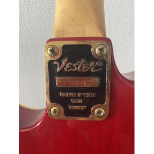 Vester JJR1290 Red flamed maple & Gold - Floyd Rose MIK 1994 + New Case