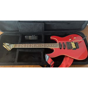Vester JJR1290 Red flamed maple & Gold - Floyd Rose MIK 1994 + New Case
