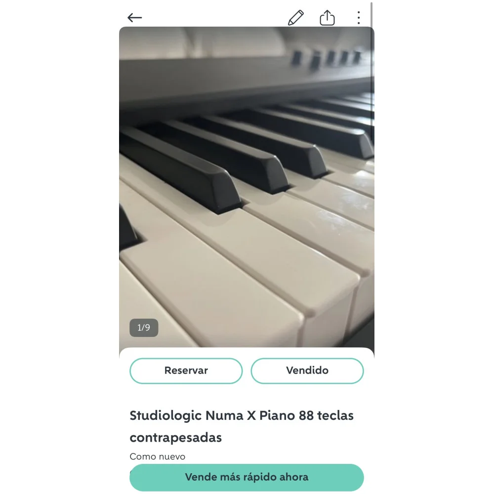 Studiologic Numa X Piano 88 teclas contrapesadas