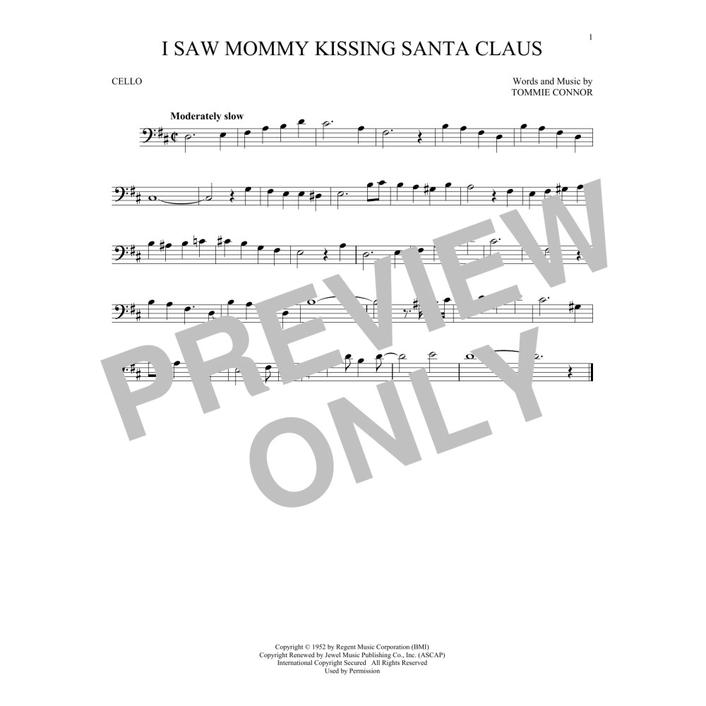 I Saw Mommy Kissing Santa Claus