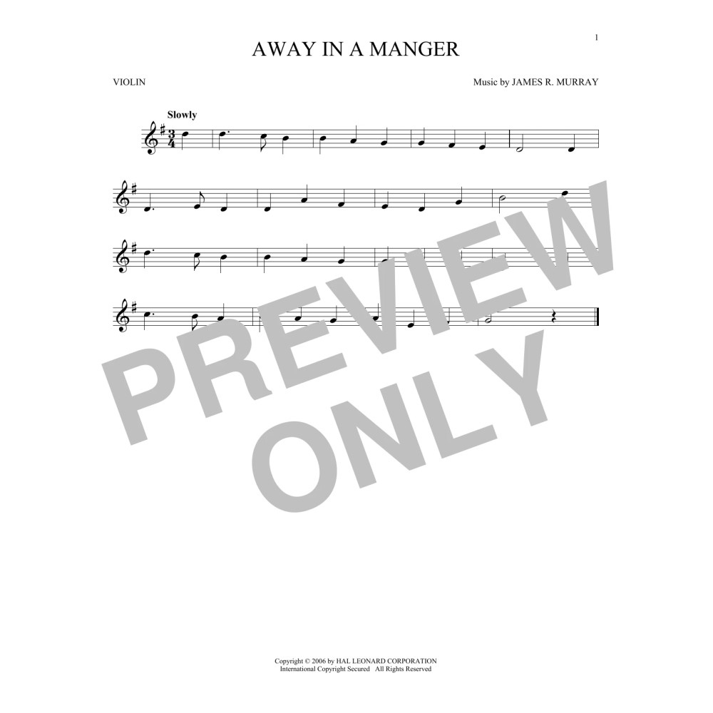 Away In A Manger