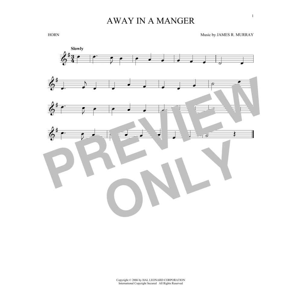 Away In A Manger