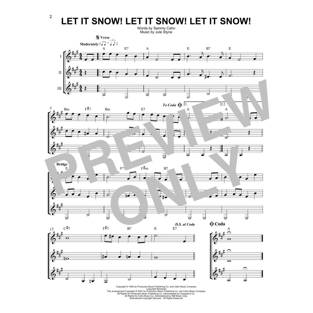 Let It Snow! Let It Snow! Let It Snow!