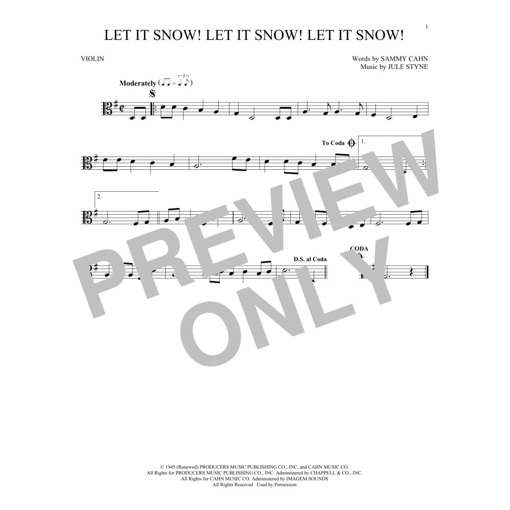 Let It Snow! Let It Snow! Let It Snow!