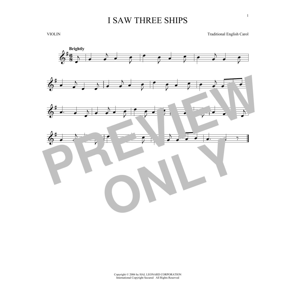 I Saw Three Ships