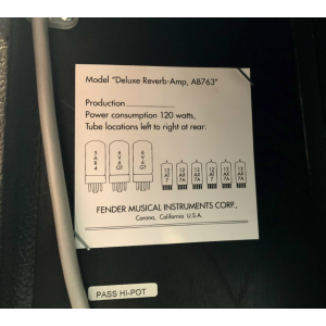 Fender Deluxe Reverb Reissue 65 Blackface