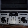 Mesa de mezclas Gemini + lectores de CD + maleta DJ original