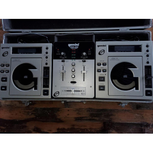 Gemini DJ Mixer + CD Players + Original DJ Case