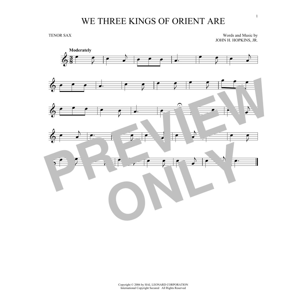 We Three Kings Of Orient Are