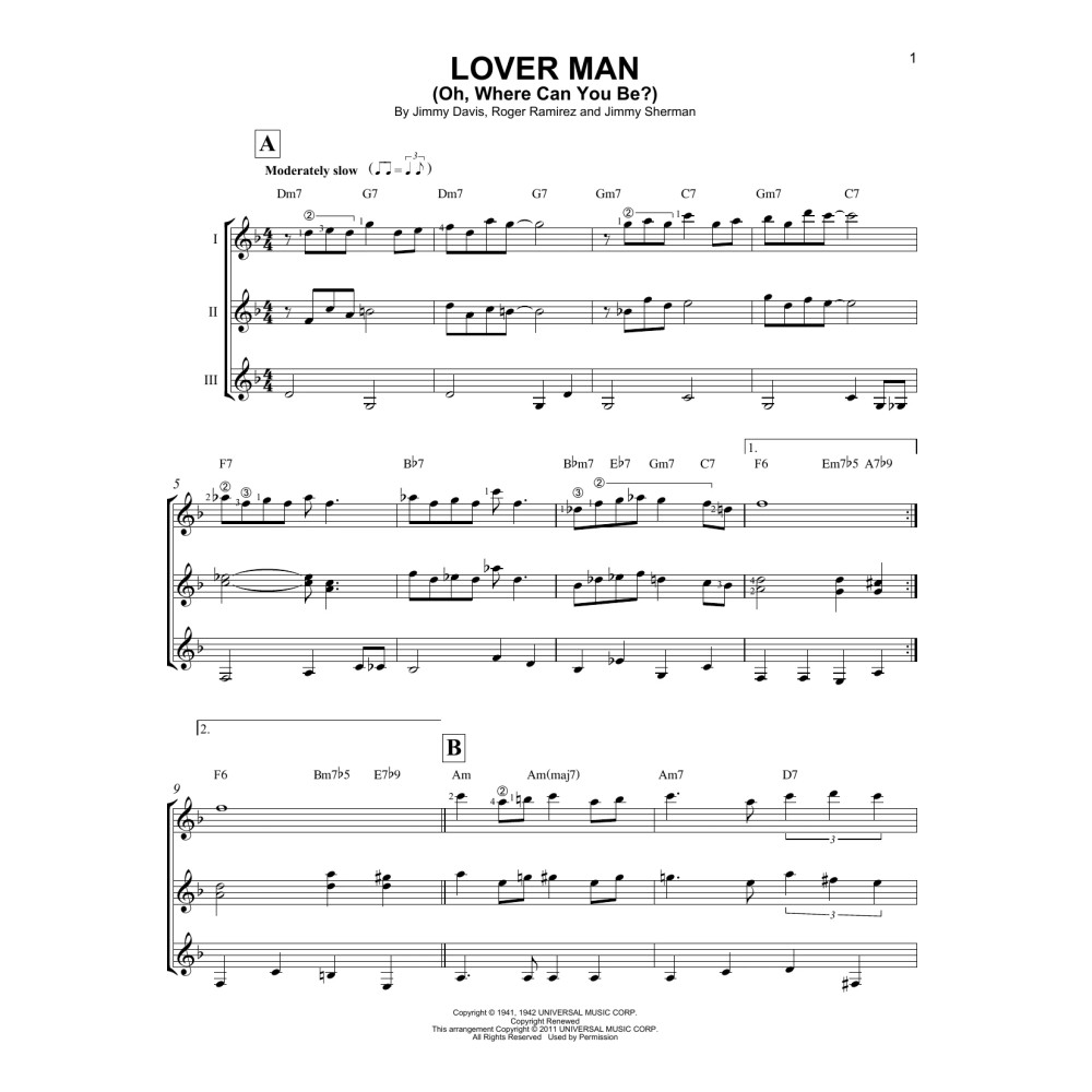 Lover Man (Oh, Where Can You Be?)