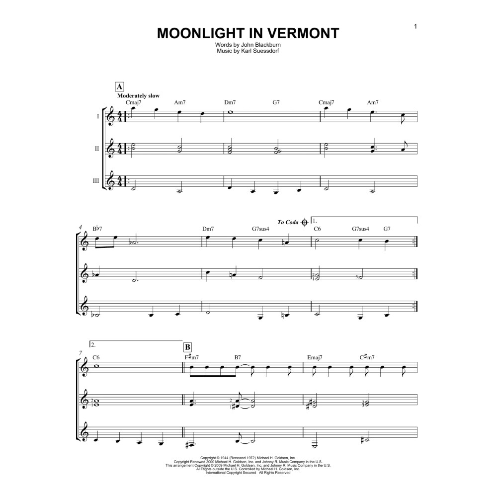 Moonlight In Vermont