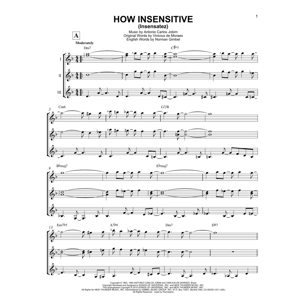 How Insensitive (Insensatez)