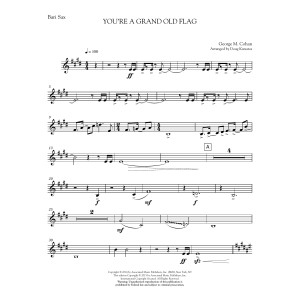 You're a Grand Old Flag - Sax5: Baritone Sax