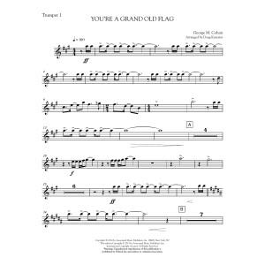 You're a Grand Old Flag - Bb Trumpet 1