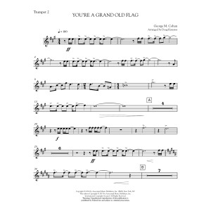 You're a Grand Old Flag - Bb Trumpet 2