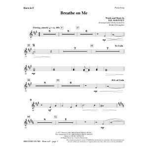 Breathe on Me - F Horn