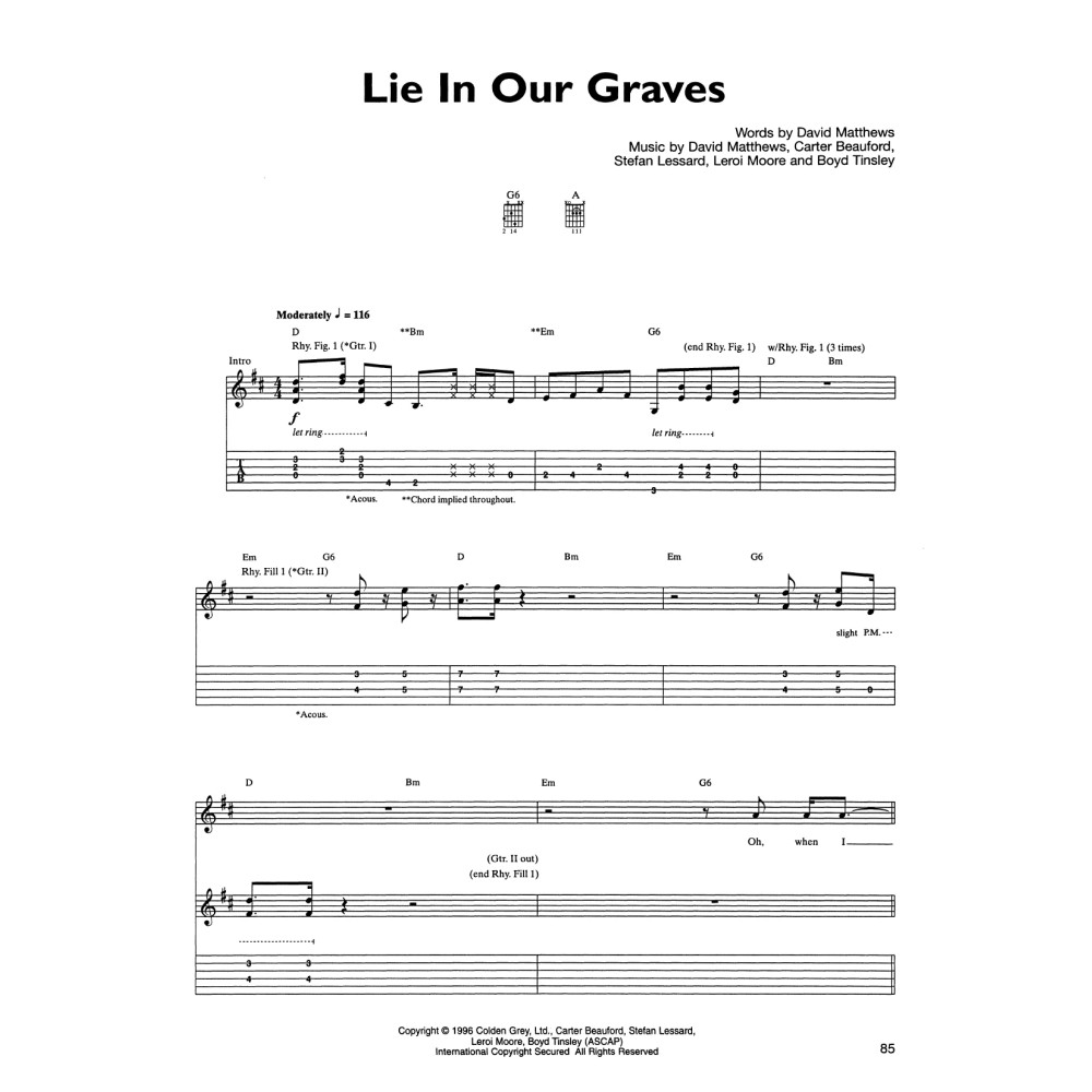 Lie In Our Graves
