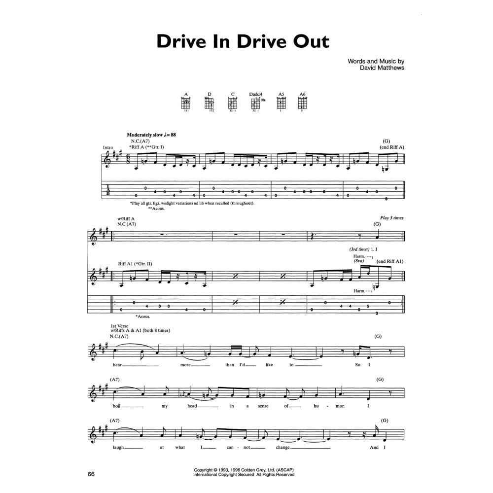 Drive In Drive Out