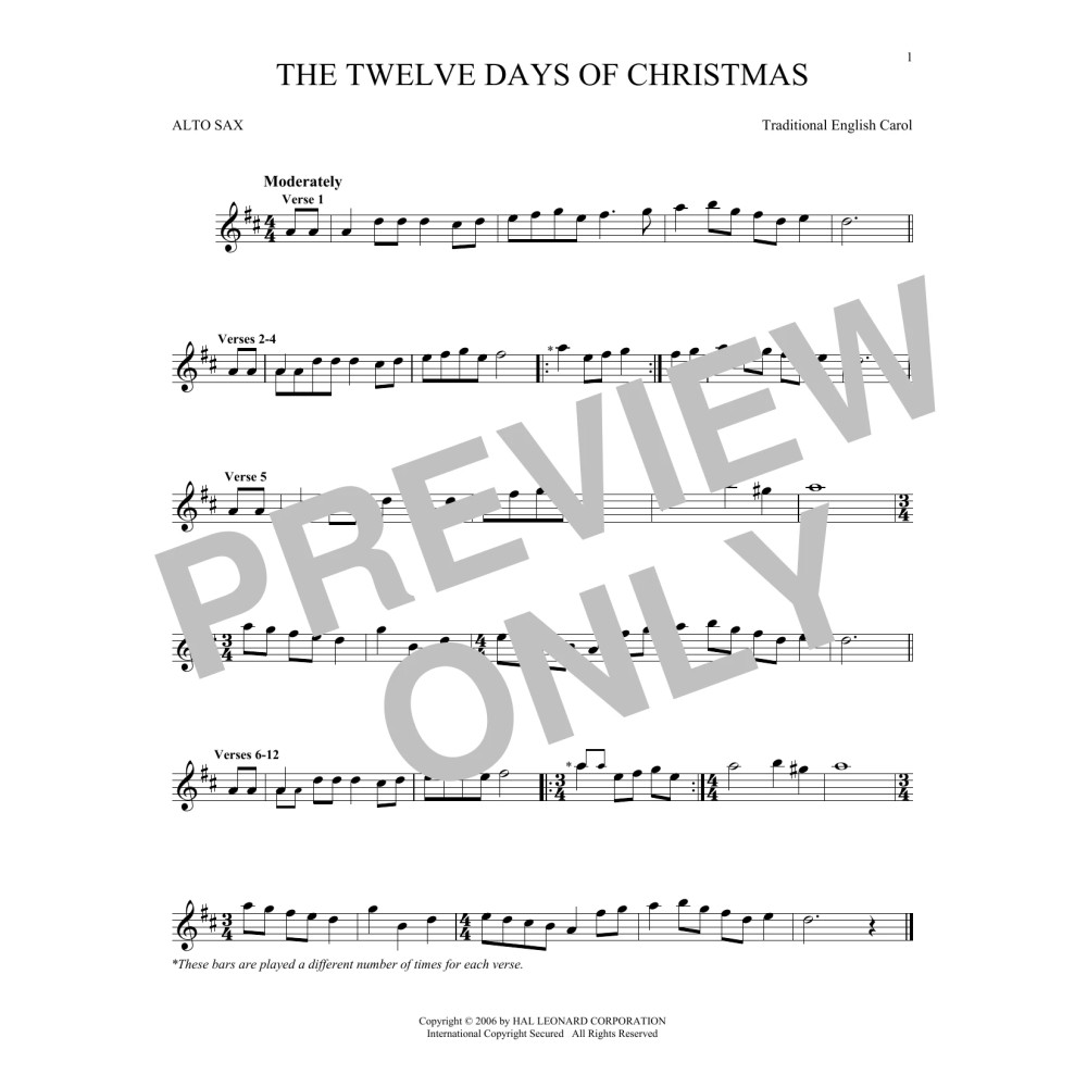 The Twelve Days Of Christmas