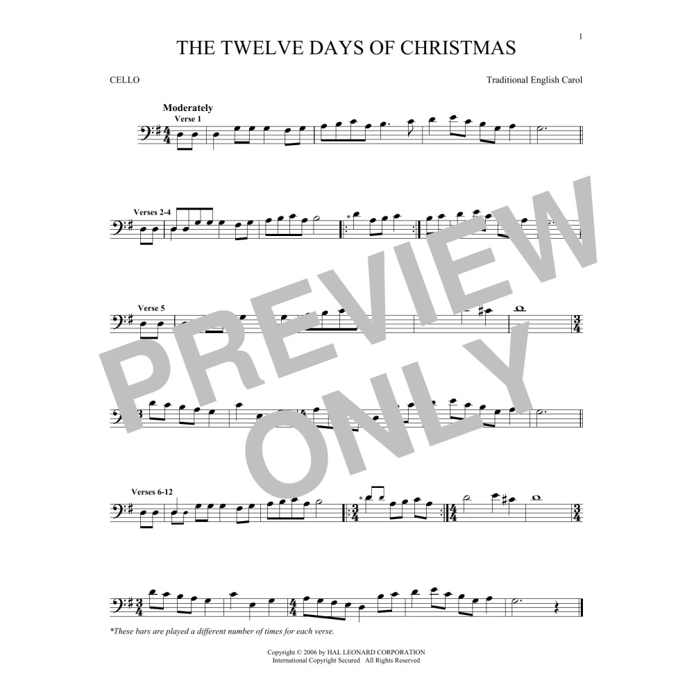 The Twelve Days Of Christmas