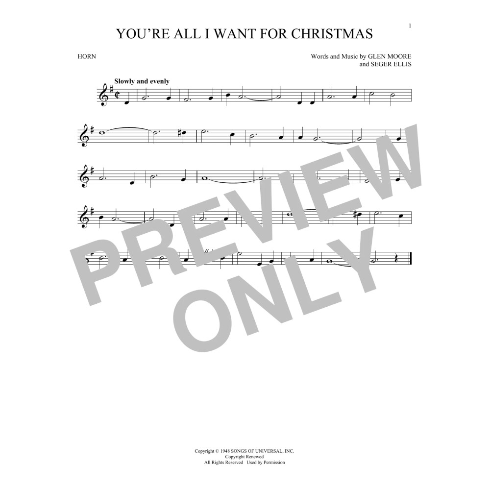 You're All I Want For Christmas