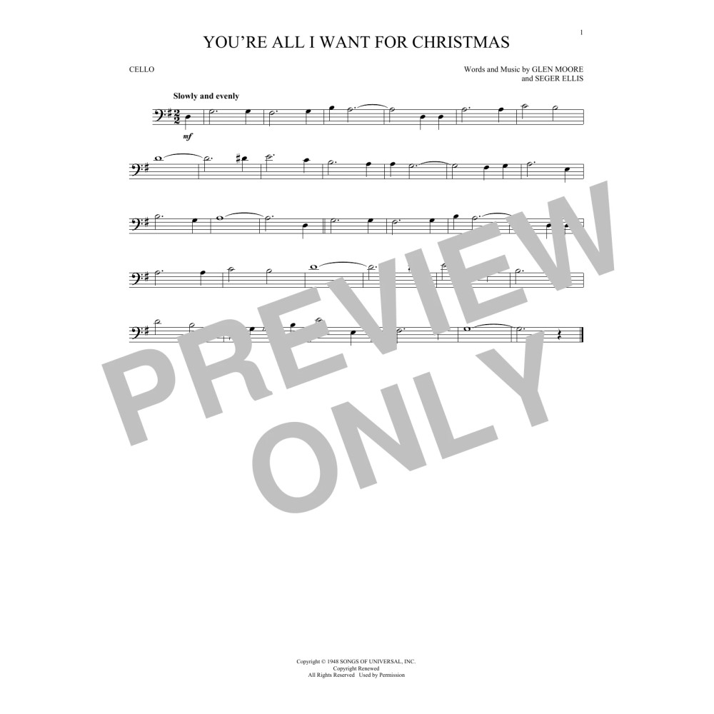 You're All I Want For Christmas