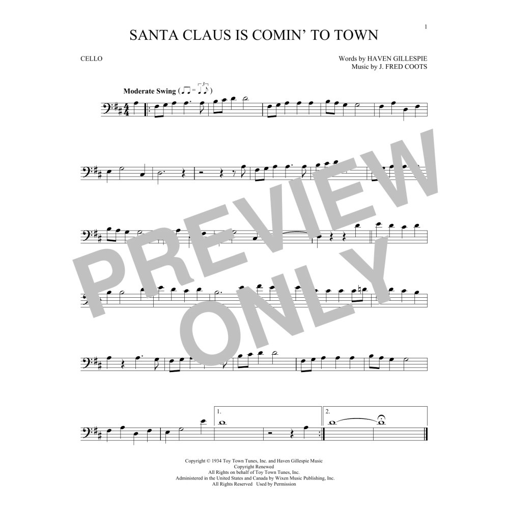 Santa Claus Is Comin' To Town